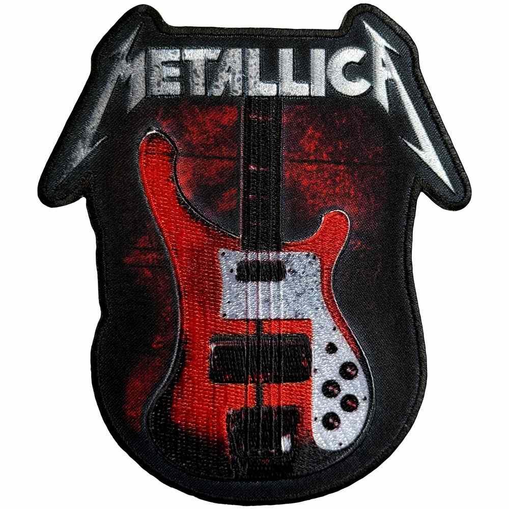 Metallica - Cliff 'Em All Bass Patch - Zwart/Rood